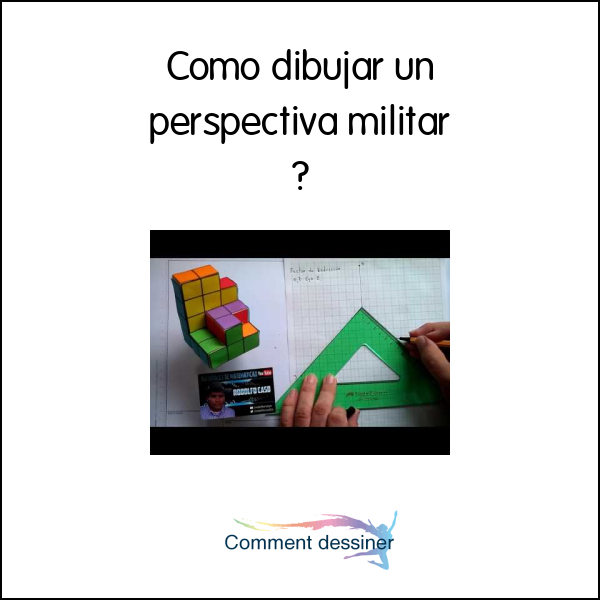 Como dibujar un perspectiva militar